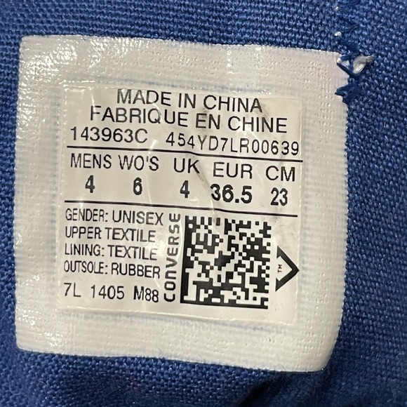 Converse Chuck Taylor All-Star Low Top Galaxy Nebula Print - Picture 8 of 8